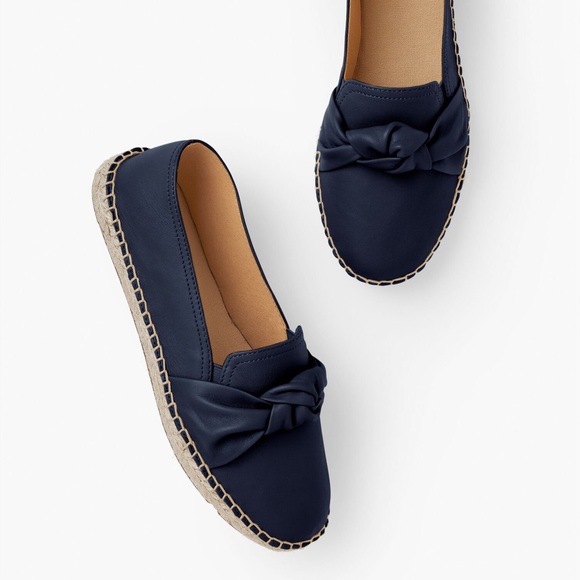 Talbots Izzy Knot Nappa Espadrilles size 10M - Picture 2 of 13
